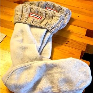 Light gray Hunter socks EUC